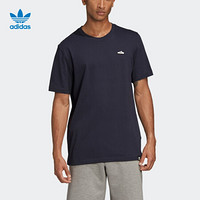 阿迪达斯官网 adidas 三叶草 SST EMB T 男装运动短袖T恤FM3377 传奇墨水蓝 2XL(参考身高:188~192CM)