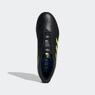 阿迪达斯官网 COPA SENSE.4 TF男鞋硬人造草坪足球运动鞋FW6547 一号黑/亮黄荧光 40(245mm)