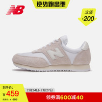 New Balance NB官方秋冬女款COMP100系列WLC100JA简约舒适时尚百搭复古休闲鞋 浅灰/白色 WLC100JA 40（脚长25.5cm)