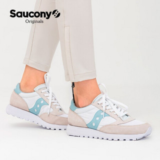 Saucony索康尼新品JAZZ VINTAGE女子经典复古休闲鞋S69006 灰兰-7 40