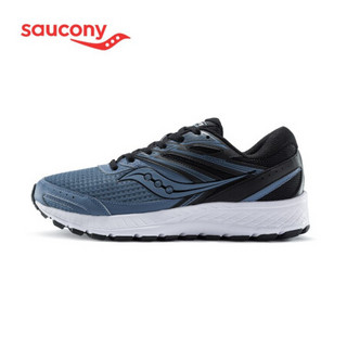 Saucony索康尼 2021新品 COHESION凝聚13 男子入门级缓震训练跑鞋 兰黑-51 39