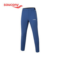 Saucony索康尼 男子跑步训练舒适运动梭织长裤 海兰 2XL