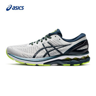 ASICS亚瑟士 2021春夏旗舰跑鞋男舒适运动鞋稳定支撑 GEL-KAYANO 27 灰白色 40