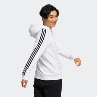 阿迪达斯官网 adidas neo M CE 3S HOODIE 男装运动连帽卫衣H53023 白 A/L(180/100A)