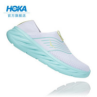 HOKA ONE ONE女奥拉ORA Recovery Shoe厚底透气运动鞋休闲舒缓拖鞋 白色/浅蓝色-3月1日开售 US 8/ 250mm