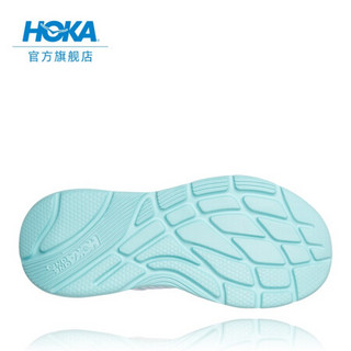 HOKA ONE ONE女奥拉ORA Recovery Shoe厚底透气运动鞋休闲舒缓拖鞋 白色/浅蓝色-3月1日开售 US 8/ 250mm