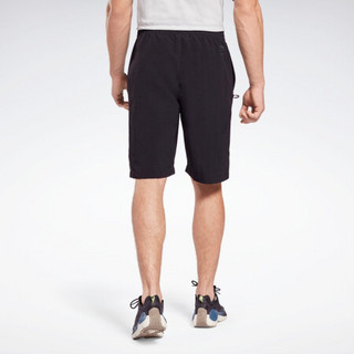 Reebok锐步 运动健身TS ARS/UTILITY SHORT男子短裤五分裤 GN9266_黑色 A/S