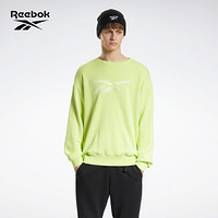 Reebok锐步 运动经典U CL PF KN SWT男女长袖T恤套头衫 GP7150_荧光黄色 A/M