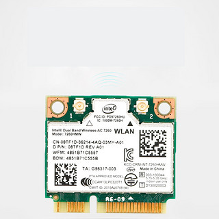 intel 英特尔 7260AC 通用版 867M Mini PCI-E无线网卡（802.11ac）