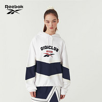 Reebok锐步 运动经典CL 52 U TEAM HD男女连帽卫衣 H25622_白色 A/2XL