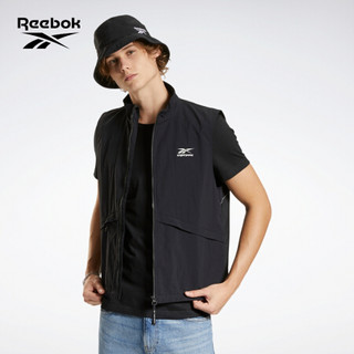 Reebok锐步 运动经典81 Woven Vest男女背心汗衫 H23213_黑色 A/2XL