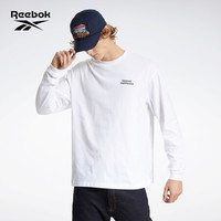 Reebok锐步 运动经典81 LS Tee男女长袖T恤 H23204_白色 A/L