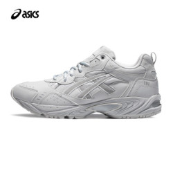 ASICS 亚瑟士 2021年春夏男运动鞋复古透气休闲鞋老爹鞋GEL-100TR 1203A095-401 灰白色 42.5