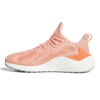 adidas 阿迪达斯 AlphaBOOST系列 Alpha Boost 女子 跑鞋 F33947 橙/粉/白 37