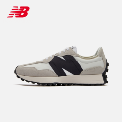 new balance NB官方秋季男女情侣白色舒适鞋百搭潮流厚底运动休闲鞋MS327FE 米灰色/白色 MS327FE