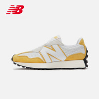 New Balance NB官方2021新款中性款327系列MS327PG时尚复古休闲鞋 白色/黄色 MS327PG 45