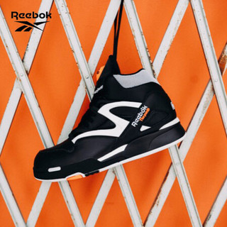 Reebok锐步 运动经典PUMP OMNI ZONE II男女中帮休闲鞋 G57539_黑色/白色/灰色 40.5