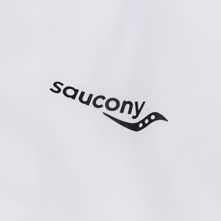Saucony 索康尼 2021春夏 新品 男子跑步训练弹力单层风衣379929100065 白色 L