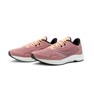 Saucony索康尼 2021春夏新品 FREEDOM自由4 女子慢跑训练跑鞋S10617 粉橙-55 42