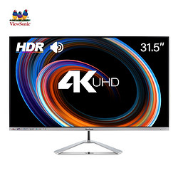 ViewSonic 优派 VX3276-4k-MHD 31.5英寸显示器（4k、60HZ）