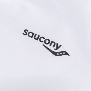 Saucony索康尼 2021春夏 新品   女子短袖针织衫时尚运动T恤379928100073 白色 M