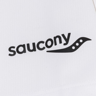 Saucony索康尼 2021春夏 新品  男子运动短袖针织衫时尚T恤379929100052 白色 S