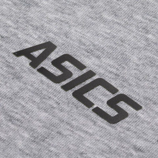 ASICS亚瑟士 2021春夏舒适透气T恤男运动休闲logo短袖 麻灰色 XXXL