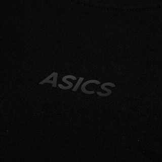 ASICS亚瑟士 2021春夏女款运动logoT恤休闲短袖 2032C081-001 黑色 XXL