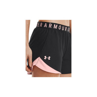 安德玛官方UA Play Up 3.0女子运动短裤Under Armour1344552 黑色034 L