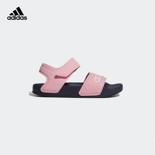 阿迪达斯官网 adidas ADILETTE SANDAL K小童鞋训练运动凉鞋G26876 正粉/亮白 34(210mm)