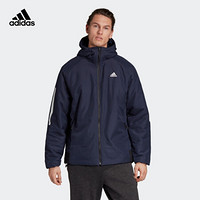 阿迪达斯官网 adidas BTS 3S HO JKT 男装冬季户外运动棉服DZ1408 传奇墨水蓝 A/XL(185/104A)