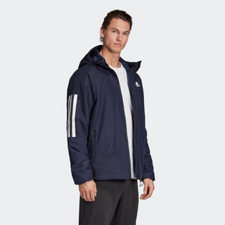 阿迪达斯官网 adidas BTS 3S HO JKT 男装冬季户外运动棉服DZ1408 传奇墨水蓝 A/XL(185/104A)