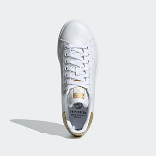 阿迪达斯官网 adidas 三叶草 STAN SMITH W 女鞋低帮经典运动鞋G58184 白/金 37(230mm)