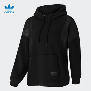 阿迪达斯官网 adidas 三叶草 RYV Hoody 女装运动套头衫HA3656 黑色 36(参考身高:166~170CM)