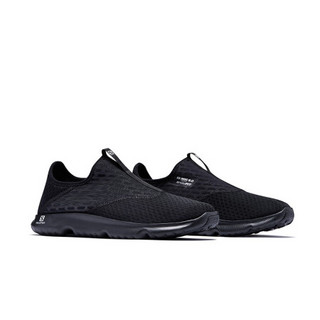 萨洛蒙（Salomon）男款 户外运动舒适透气休闲恢复鞋 REELAX MOC 5.0 黑色 412773 UK10.5(45 1/3)