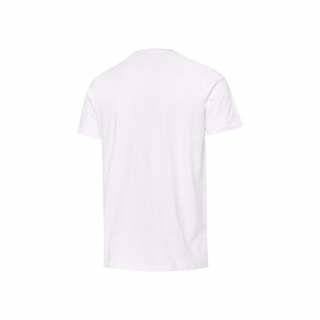 官方 新款男子休闲印花圆领短袖T恤CLASSICS 532279 白 02 XL