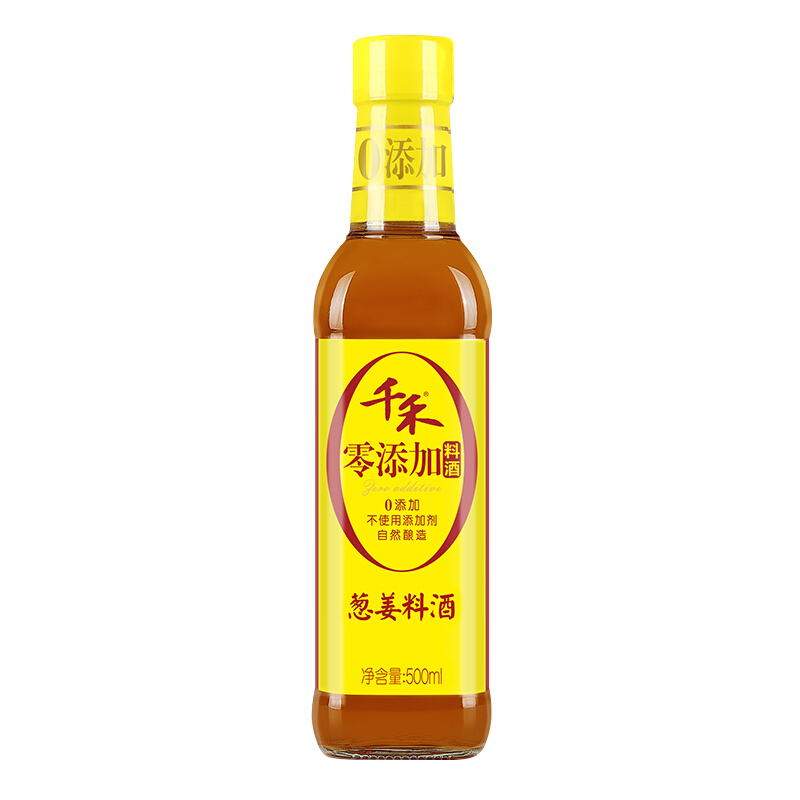 千禾 零添加葱姜料酒 500ml