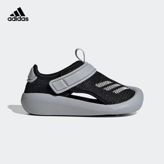 阿迪达斯官网 adidas ALTAVENTURE CT I 婴童跑步运动凉拖鞋FY8934 黑色/灰白 23.5(135mm)