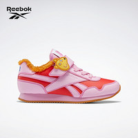 Reebok锐步 运动经典 ROYAL CLJOG 3.0 1V小童低帮休闲鞋 H05196_粉色/玫红色/黄色 31.5