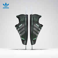 阿迪达斯 adidas官网三叶草SUPERSTAR CraigGreen设计师联名男女运动鞋FY5709 黑色/绿色/银灰 41(255mm)