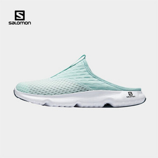 萨洛蒙（Salomon）女款 户外运动透气休闲运动赛后恢复鞋 REELAX SLIDE 5.0 蓝色 412787 4.5(37 1/3)