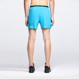 萨洛蒙（Salomon）男款 户外运动轻量透气舒适跑步短裤 SENSE 5'' SHORT 夏威夷蓝 C14745 S