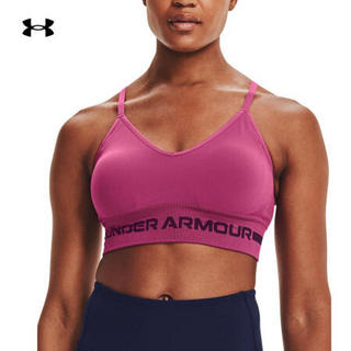 安德玛官方UA Seamless女子运动内衣—低强度Under Armour1357719 粉红色678 XL