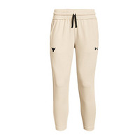 UNDER ARMOUR 安德玛 Project Rock 女子运动长裤 1361060-110 白色 M