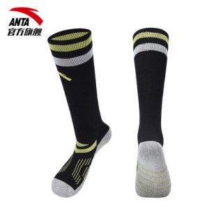 安踏儿童足球袜2021新款袜子男童青少年足球长袜长筒袜运动袜黑 绿色 5 M 24 26cm 报价价格评测怎么样 什么值得买