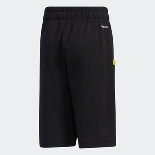 阿迪达斯官网 adidas LB ST KN SHORT 小童装夏季训练运动短裤GT1738 黑色 110CM