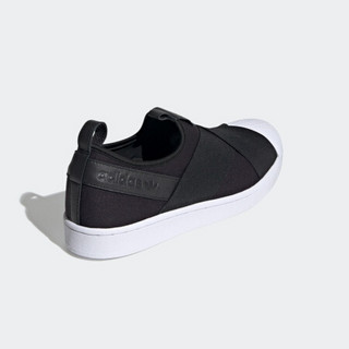 阿迪达斯 adidas官网 三叶草 SUPERSTAR SLIP ON男女经典运动鞋FW7051 一号黑/白色 46(285mm)