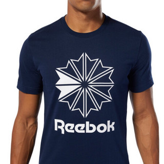 Reebok 锐步 CL BIG LOGO TEE 男子运动T恤 DT8115