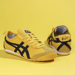onitsuka tiger 鬼冢虎 mexico 66 李小龙经典配色 情侣款运动鞋