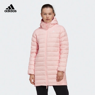 阿迪达斯官网adidas W 11/11 TDOWN C女装冬季户外运动中长款羽绒服GK3149 朦胧珊瑚粉 A/2XL(175/100A)